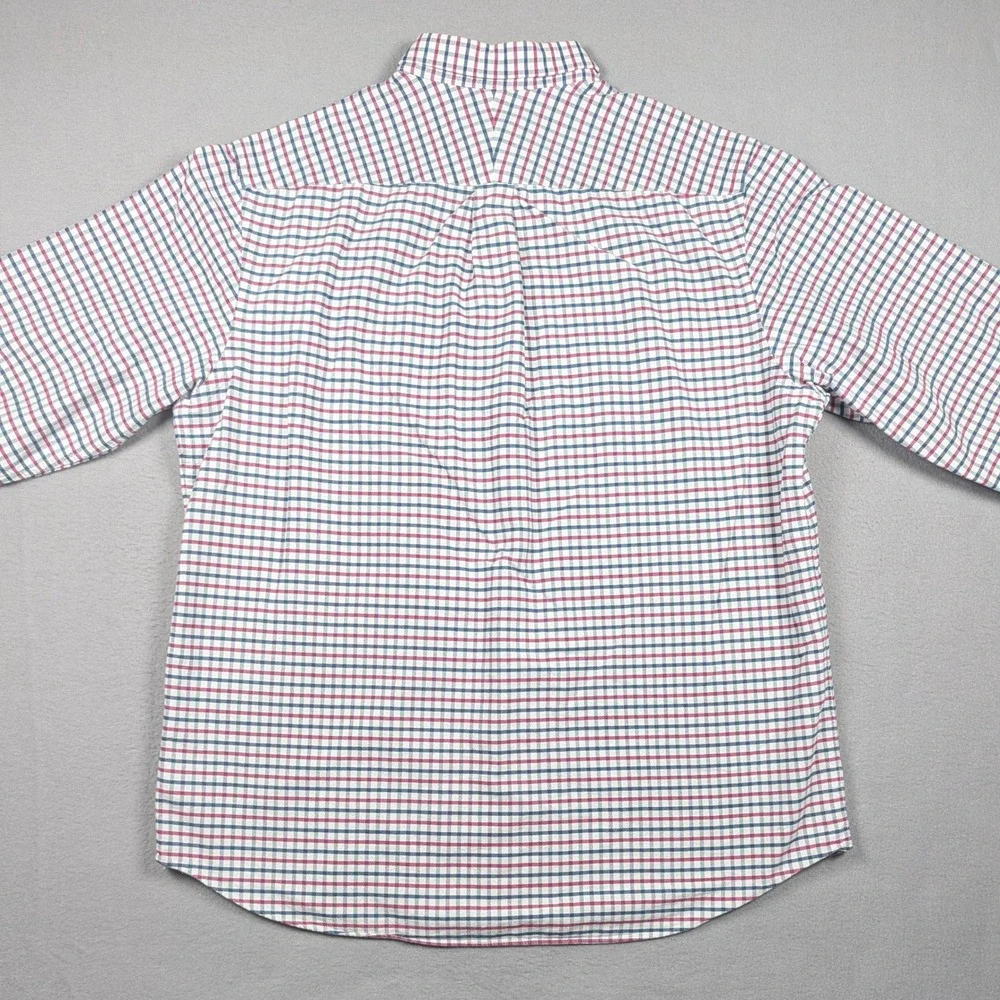 Charles Tyrwhitt Shirt Mens L Classic Fit Multi Color Check LS Button Oxford